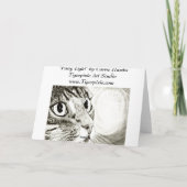 Carte d'Imaginaire Fairy Light Tabby Chat (Dos)