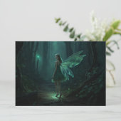 Carte d'Imaginaire Fée de forêt enchantée (Debout devant)