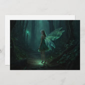 Carte d'Imaginaire Fée de forêt enchantée (Devant / Derrière)