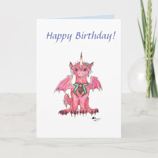 Carte d'Imaginaire rouge Dragon Unicorn Pegasus (Devant)