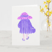 Carte Dimanche (Fleur jaune)