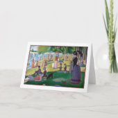 Carte Dimanche après-midi à La Grande Jatte, Seurat (Devant)