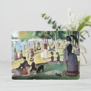 Carte Dimanche après-midi, île La Grande Jatte par Seura