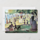Carte Dimanche après-midi, île La Grande Jatte par Seura (Devant)