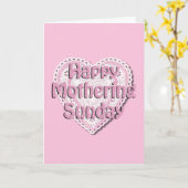 Carte Dimanche de la Mère (Fleur jaune)