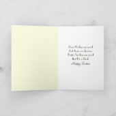 Carte dimanche de Pâques (Intérieur)