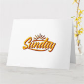 CARTE DIMANCHE MEILLEUR ÉTÉ (Fleur jaune)