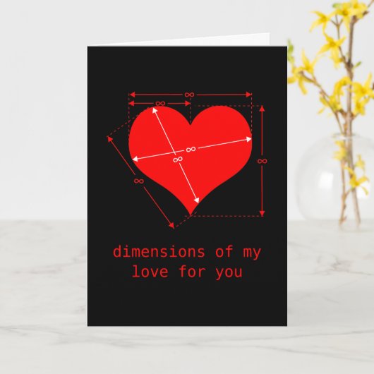 Carte Dimensions de l'amour (Fleur jaune)