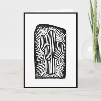 Carte d'impression bloc Cactus