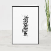 Carte d'impression bloc d'arbre en caoutchouc (Devant)