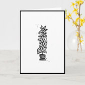 Carte d'impression bloc d'arbre en caoutchouc (Fleur jaune)