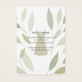 Carte d'impression élégante et moderne (Dos)