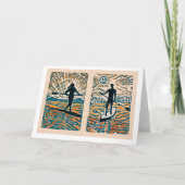 Carte d'impression Stand Up Paddle (Devant)