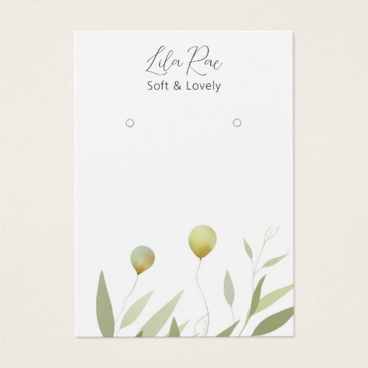 Carte d'impression Whimsical Pastel Folions (Devant)