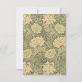 Carte d'impression William Morris Chrysanthemum (Devant)