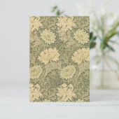 Carte d'impression William Morris Chrysanthemum (Debout devant)