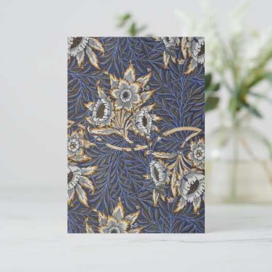 Carte d'impression William Morris Tulip et Willow (Debout devant)