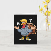 Carte Dinde Cool 67 Funny Hip Hop Sweat à Capuche 67 Tha (Fleur jaune)