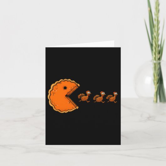 Carte Dinde de Thanksgiving pour (Devant)
