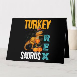 Carte Dinde Rex Saurus Rex Animal Dinderex Citrouille Di