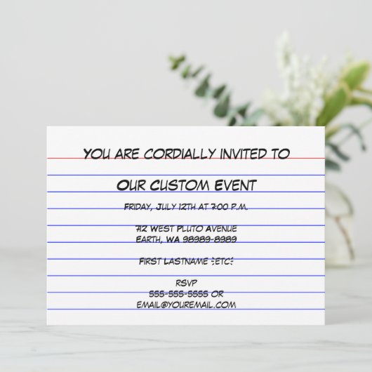 Carte d'index (Debout devant)