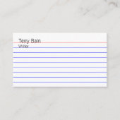 Carte d'index (Devant)