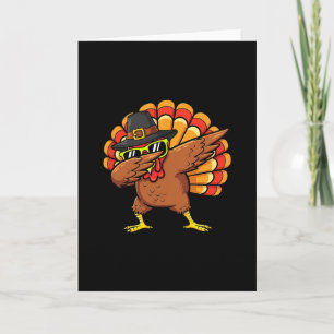 Carte Dindon de Dapping Drôle de dîner de Thanksgiving D