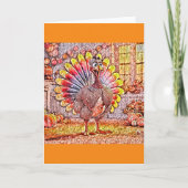 Carte Dindon Mosaic Tom (Devant)