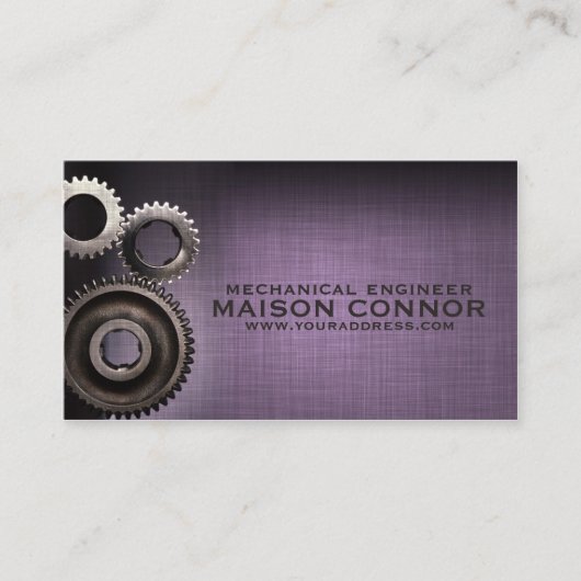 Carte d'industrie mécanique de conception de (Devant)