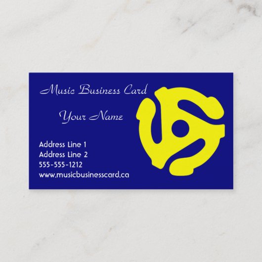 Carte d'industrie musicale (Devant)