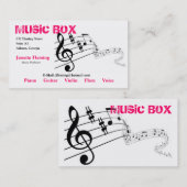 Carte d'industrie musicale (Devant / Derrière)