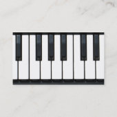 Carte d'industrie musicale - clavier - piano (Dos)