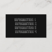 Carte d'industrie musicale de boule de miroir (Dos)