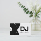 Carte d'industrie musicale de disque vinyle du DJ (Debout devant)