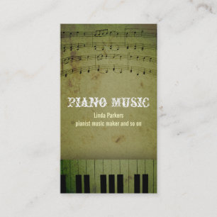 carte d'industrie musicale de piano