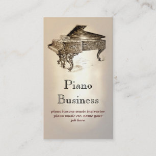carte d'industrie musicale de piano
