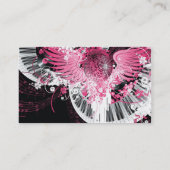 Carte d'industrie musicale de piano de boule de (Dos)