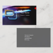 Carte d'industrie musicale du DJ (Devant / Derrière)