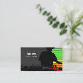 Carte d'industrie musicale du DJ (Debout devant)