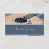 Carte d'industrie musicale - guitare acoustique (Dos)