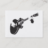 Carte d'industrie musicale - guitare noire (Dos)