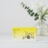 Carte d'industrie musicale - kit de tambour (Debout devant)