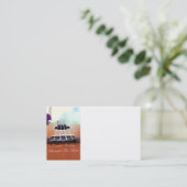 Carte d'industrie musicale. (Logo d'ukulélé) (Debout devant)