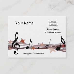 Carte d'industrie musicale - notes Brown de