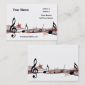 Carte d'industrie musicale - notes Brown de (Devant / Derrière)