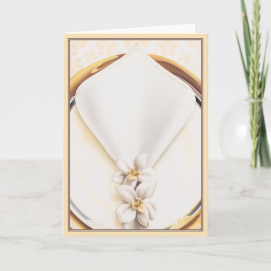 Carte Dîner À Huit © (Devant)