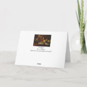 Carte Dîner chez Emmaus avec des amis (Dos)