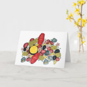 Carte Dîner de fruits de mer au homard Clambake New Engl (Fleur jaune)