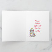 Carte Dîner de Noël avec les femmes Danser Vacances (Intérieur)