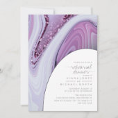 Carte Dîner de répétition de la Parties scintillant Abst (Devant)